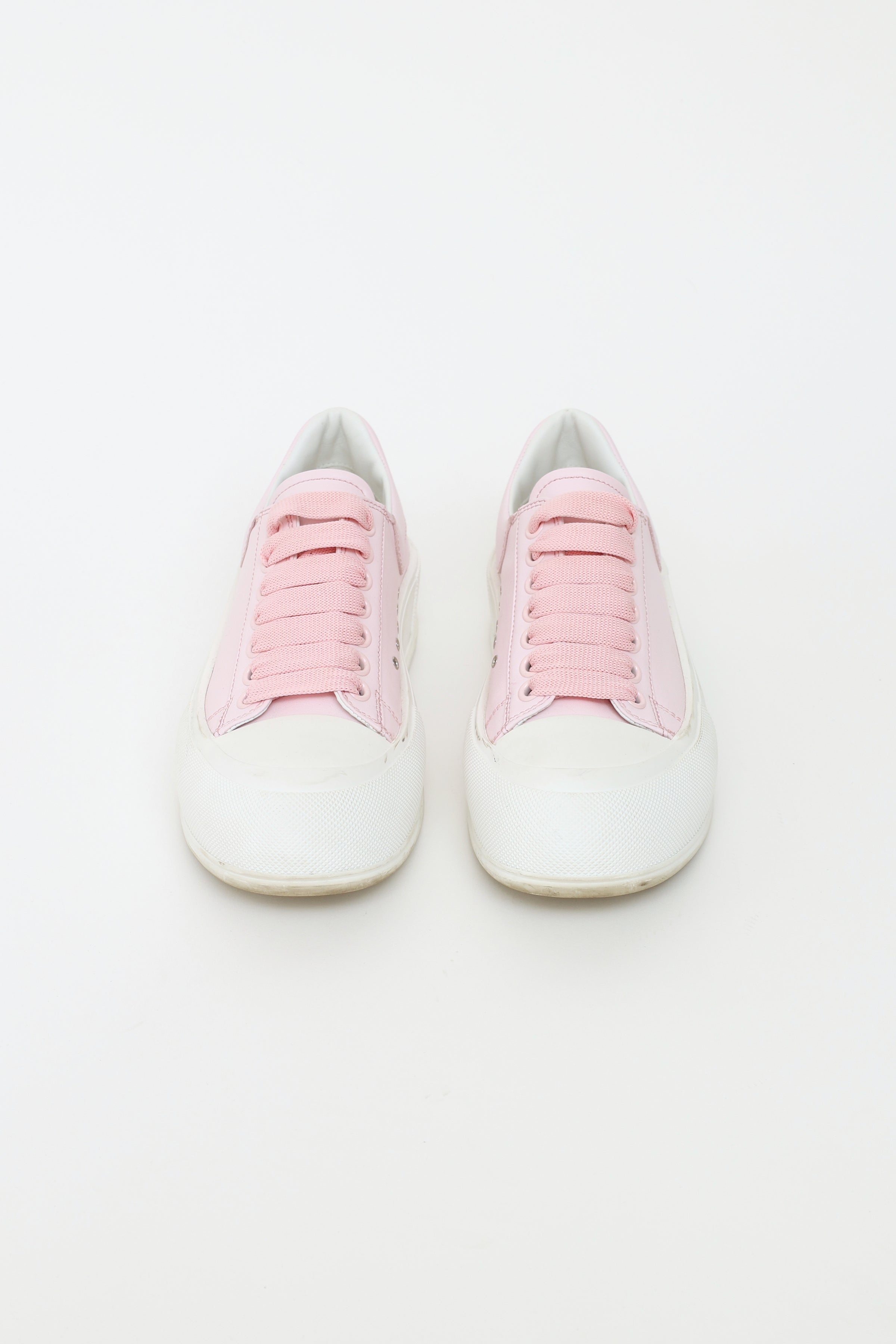 Alexander McQueen Oversized Women's Sneakers Size 41.5 EU / 11.5 US White  Pink | eBay